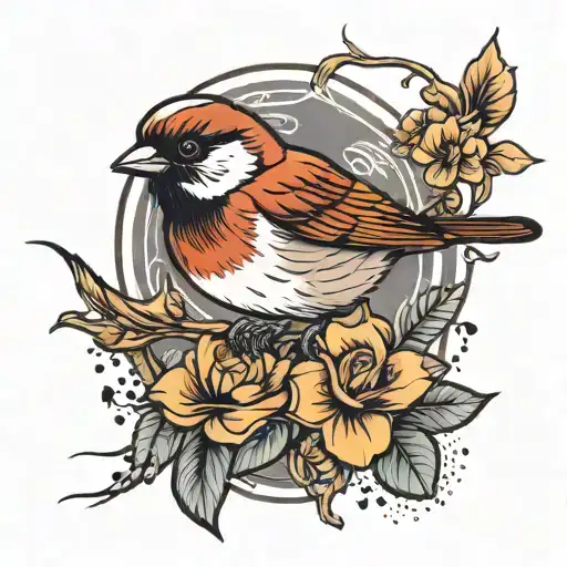  2 sparrow tattoo tattoo design idea