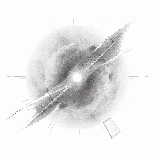 voyager pulsar map tattoo design idea