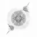 voyager pulsar map tattoo design idea