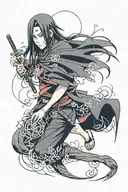 Itachi Uchiha tattoo design idea