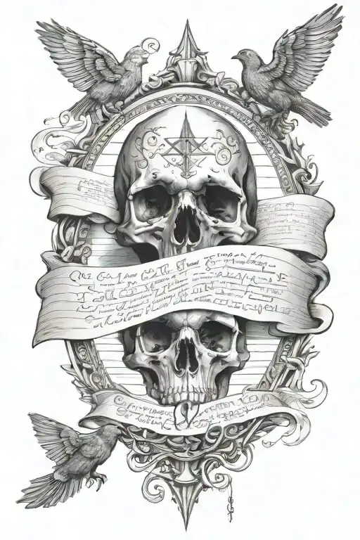Lord's Prayer  tattoo design idea