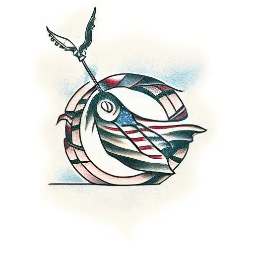 sickle tattoo design idea