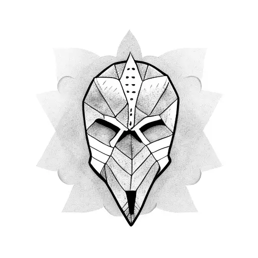 ghostface tattoo design idea