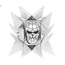 ghostface tattoo design idea