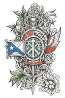 dominican republic inspired tattoo design tattoo design idea