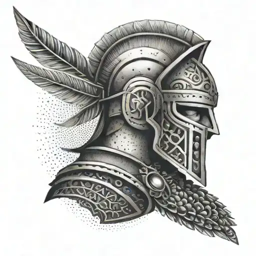 gladiator tattoo design idea