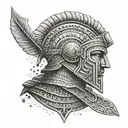 gladiator tattoo design idea