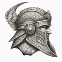 gladiator tattoo design idea