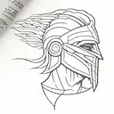 gladiator tattoo design idea