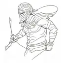 gladiator tattoo design idea