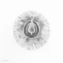 fingerprint pentagrama hourglas tattoo design idea