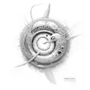 jerry smith as sperm cell tattoo design idea