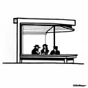 Nighthawks by Edward Hopper tattoo design idea