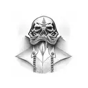 The hangman tarrot card tattoo design idea