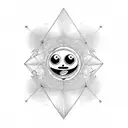 8 Ball tattoo design idea