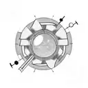 8 Ball tattoo design idea