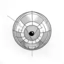 8 Ball tattoo design idea