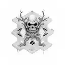 necronomicon sleeve tattoo tattoo design idea