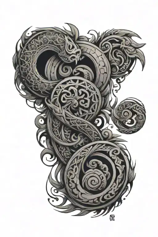 Arm tattoo design: the number 1991 & 2018 will be in roman characters in the tricep area of the arm. There will be Maori tattoo design idea