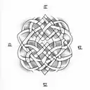 Celtic Knot tattoo design idea