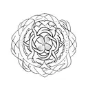 A simple yet powerful symbol of self-love and acceptance tattoo design idea