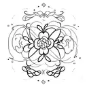 A simple yet powerful symbol of self-love and acceptance tattoo design idea