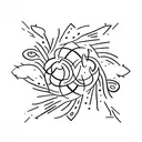 A simple yet powerful symbol of self-love and acceptance tattoo design idea