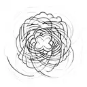 A simple yet powerful symbol of self-love and acceptance tattoo design idea