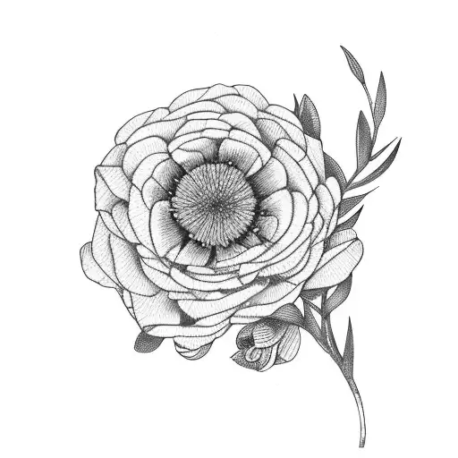 curved olive branch flowers butterfly  tattoo design idea