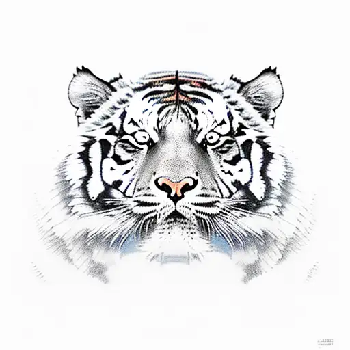 Tiger tattoo design idea