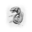 Viper  tattoo design idea