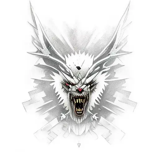 Witcher sleeve tattoo design idea