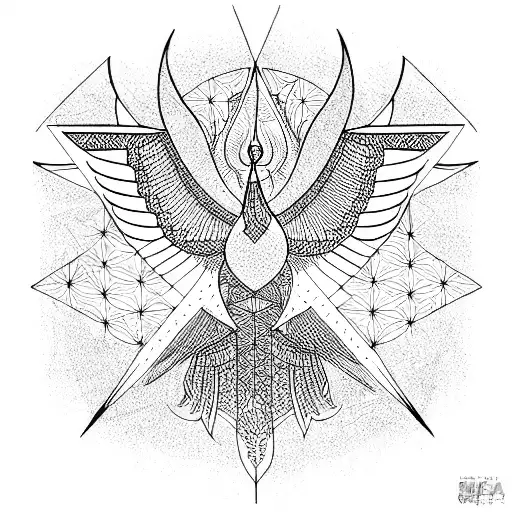 Inksomnia Tattoo  Geometric Phoenix tattoo by toryschrock   pheonixtattoo pheonix tattoos geometrictattoo geometric  geometrictattoos mythicalcreatures mythologytattoo  Facebook