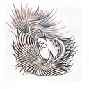 Phoenix tattoo design idea