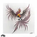 Phoenix tattoo design idea