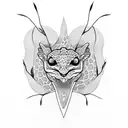 leopard gecko and crested gecko tattoo design idea