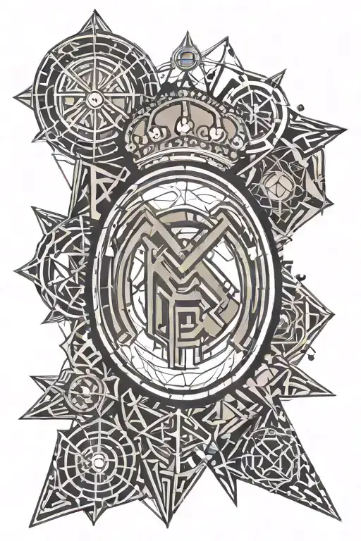real madrid tattoo design idea