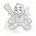 Gingerbread Man from shrek dead half alive tattoo design idea