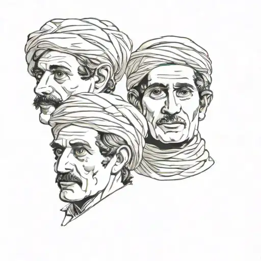 sicilian heads wrapped tattoo design idea