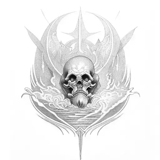 gotyc paradise lost by gustave dore tattoo design idea