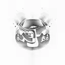 car accident tattoo design idea