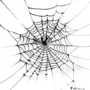Spider web on the knee that a spider is walking on and Spiderman is hanging from it tattoo design idea