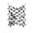 American flag with bald eagal tattoo design idea