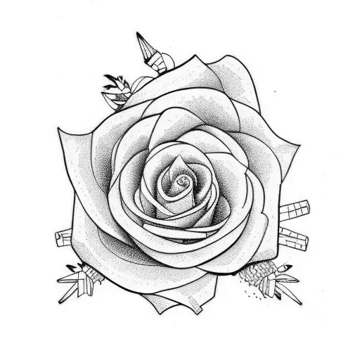 Liz flower kids engineering tattoo design idea