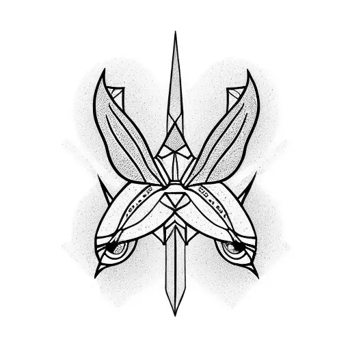 sparrow tattoo design idea