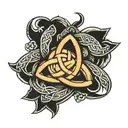 celtic love knot tattoo design idea