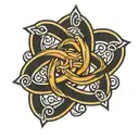celtic love knot tattoo design idea