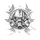 Fallout Brotherhood of steel tattoo  tattoo design idea