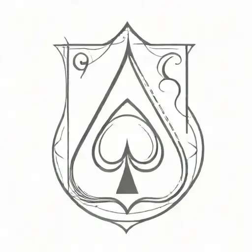 Ace of Spades tattoo design idea