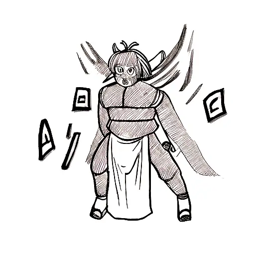 maya god tattoo design idea